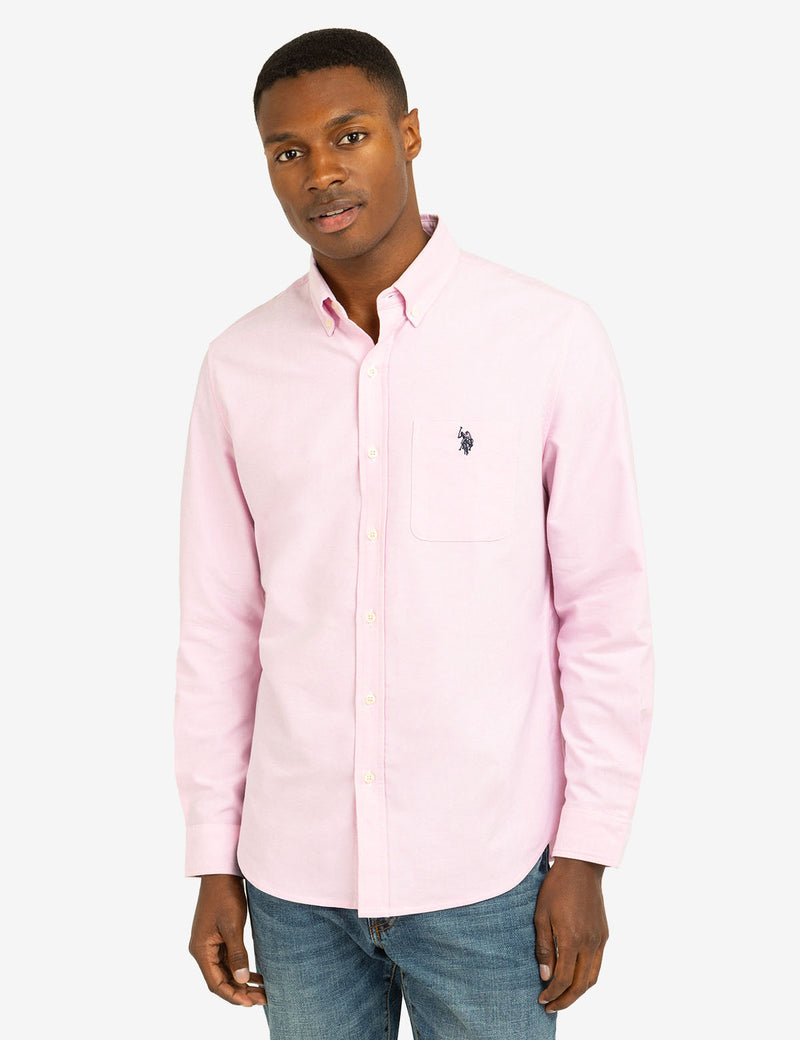 U.S. POLO ASSN LONG SLEEVE STRETCH OXFORD SHIRT