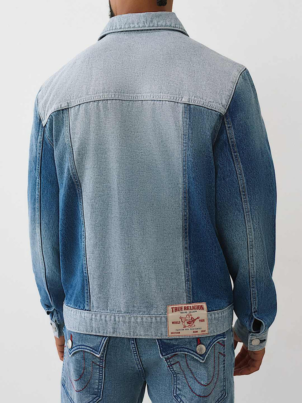 True Religion REWORKED DENIM TRUCKER JACKET