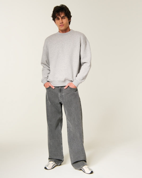 Hollister Feel Good Boxy Crew Sweatshirt