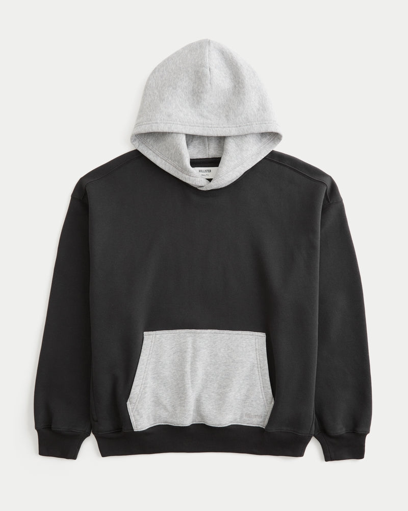 Hollister Boxy Two-Tone Hoodie