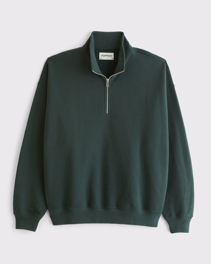 Abercrombie & Fitch Essential Half-Zip Sweatshirt