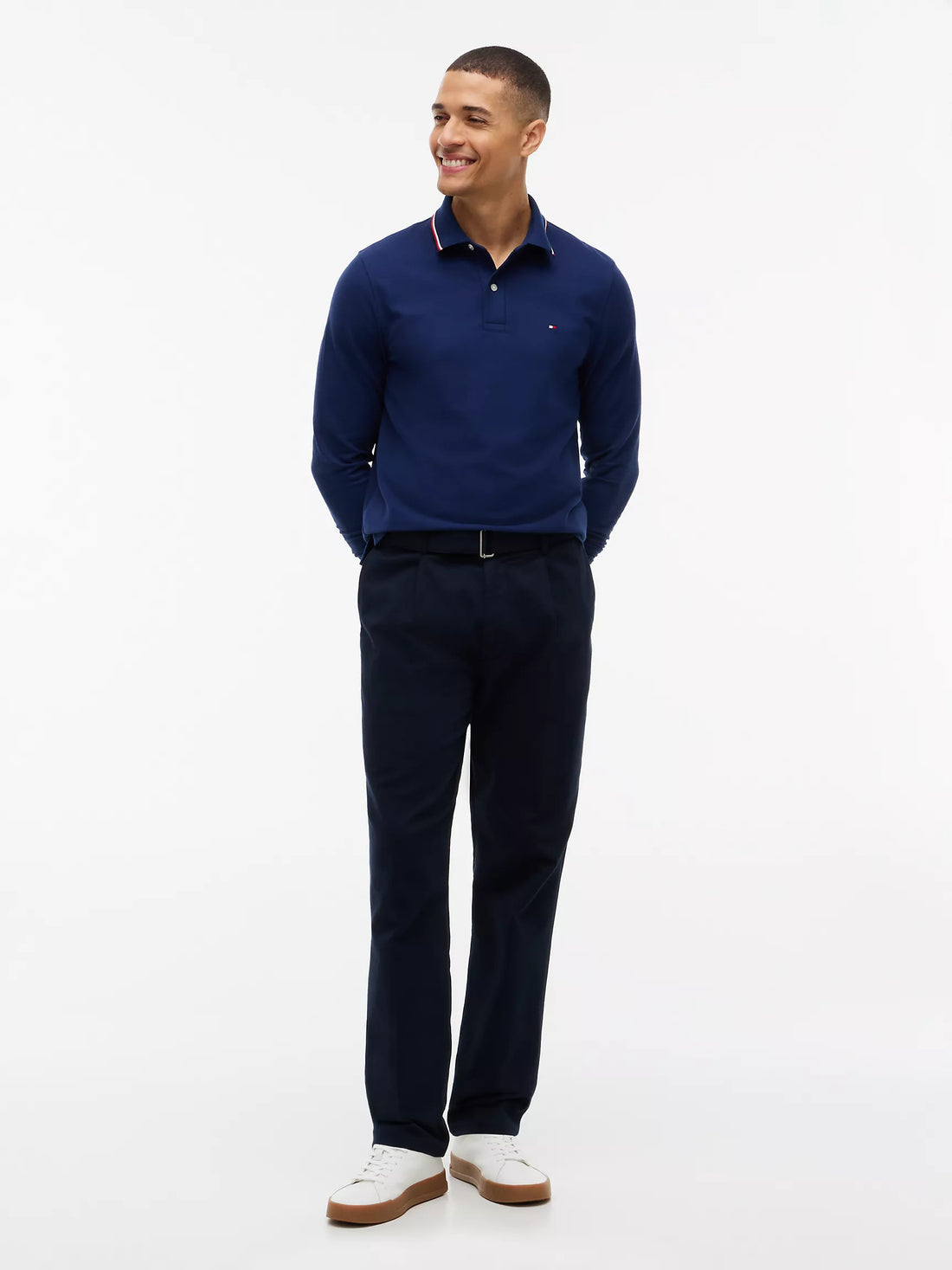 Tommy Hilfiger Long-Sleeve Tommy Wicking Polo