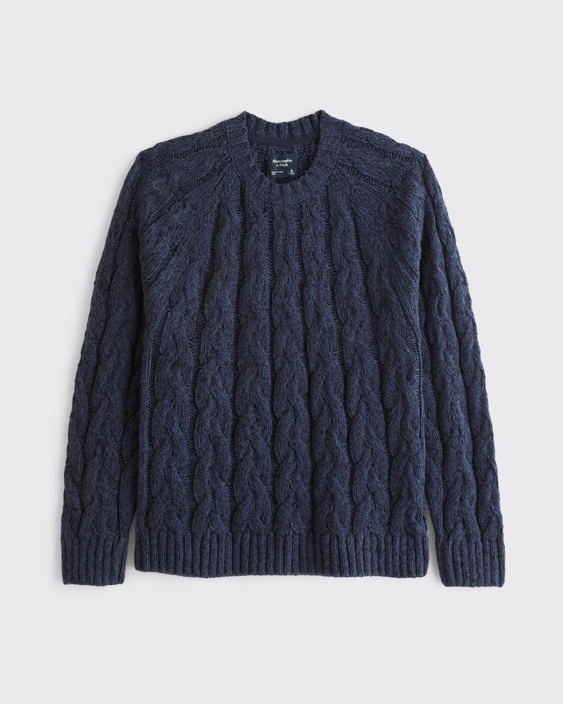 Abercrombie & Fitch Essential 100% Cotton Crew Sweater