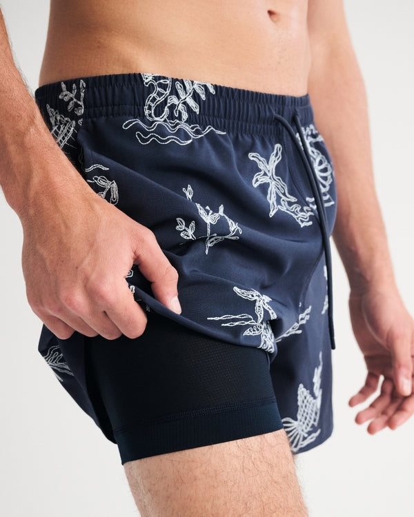 Navy Print 