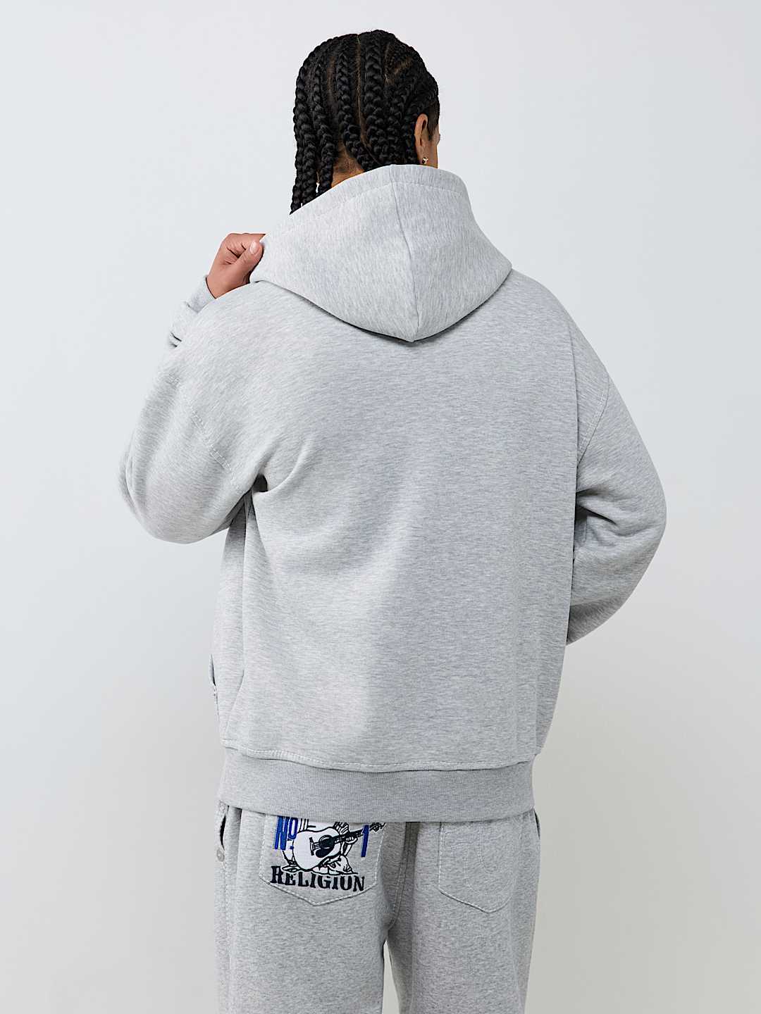 True Religion no. 1 logo big t hoodie