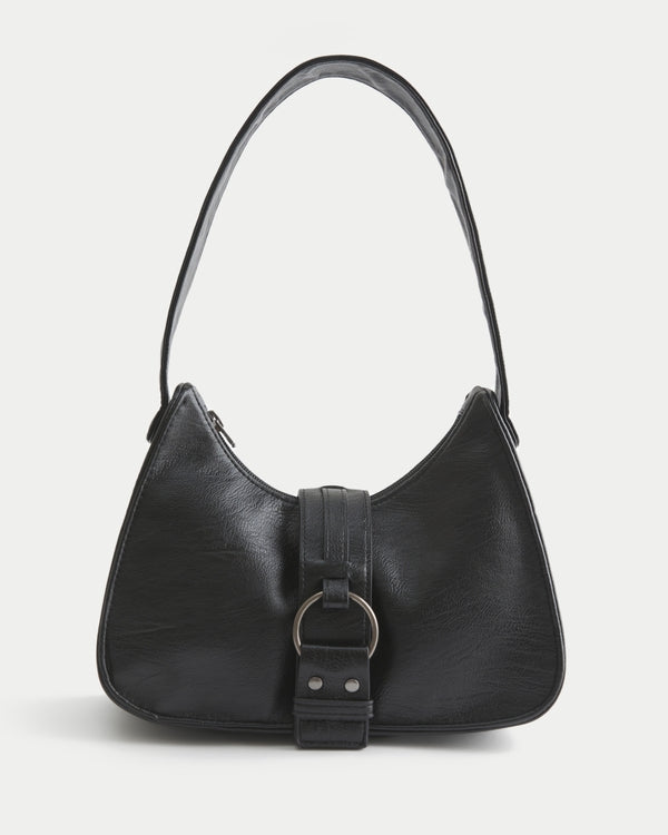 Hollister Belted Faux Leather Purse
