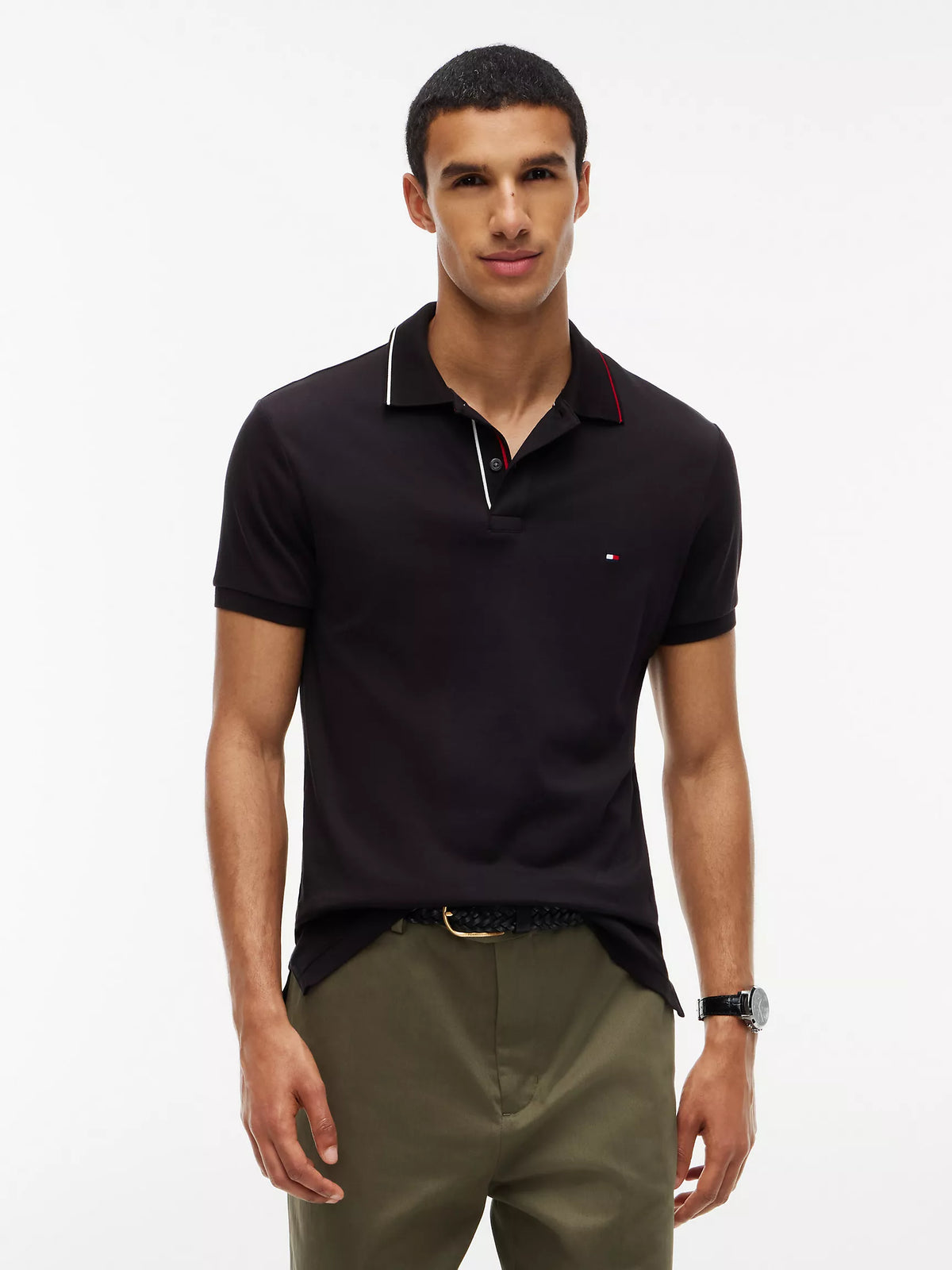Tommy Hilfiger Slim Fit Smooth Cotton Polo