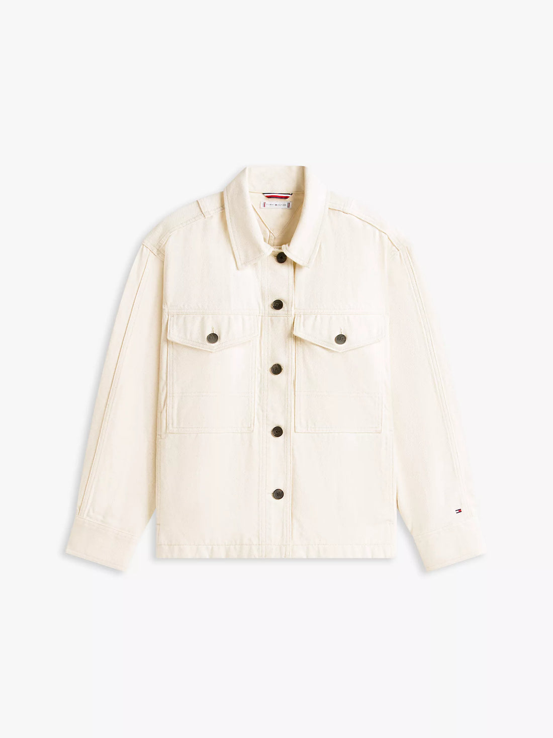 Tommy Hilfiger Oversized Twill Utility Shirt Jacket