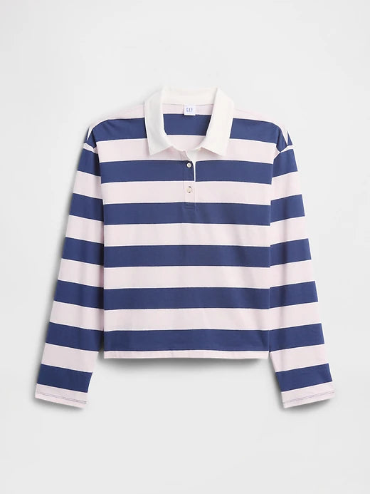 Navy Pink Stripe 