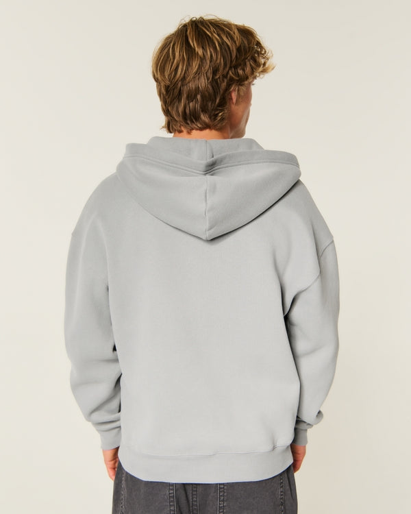 Hollister Boxy Zip-Up Hoodie