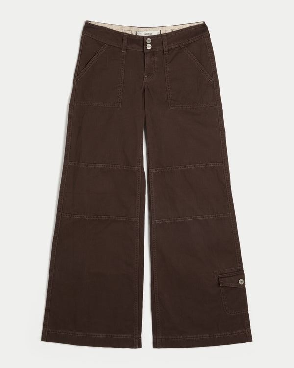 Hollister Andi Adjustable Waist Low-Rise Wide-Leg Pants