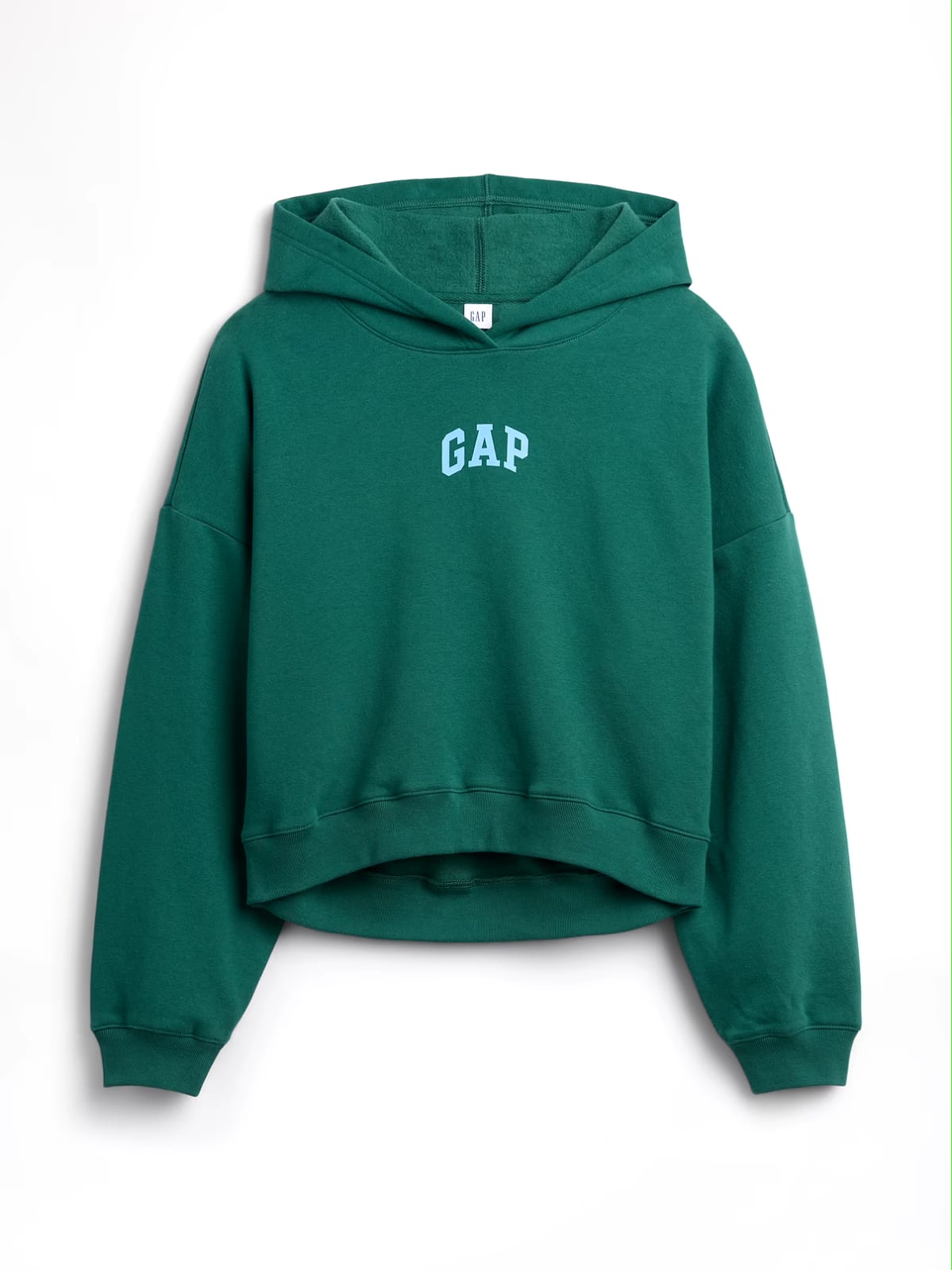Gap Relaxed Mini-Logo Cropped Hoodie
