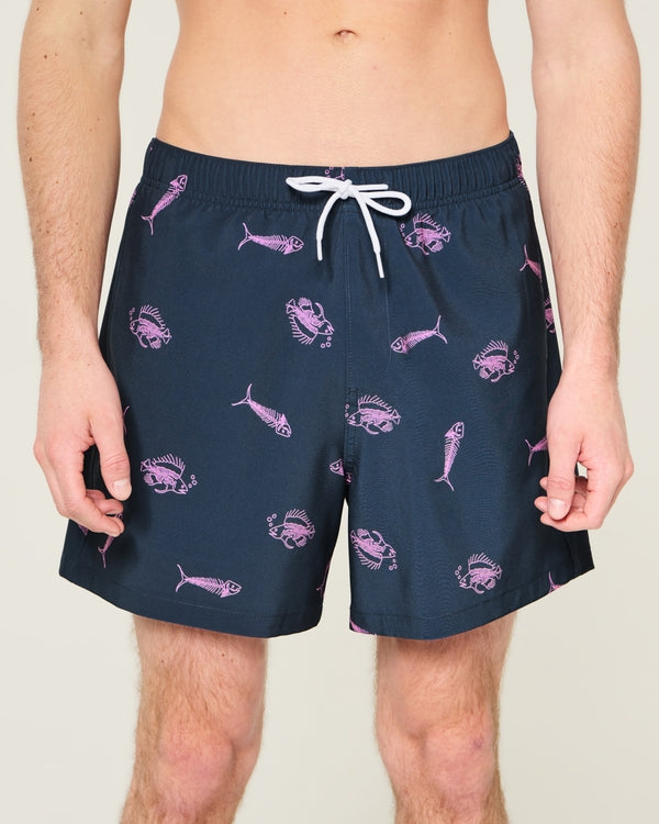 Navy Print 