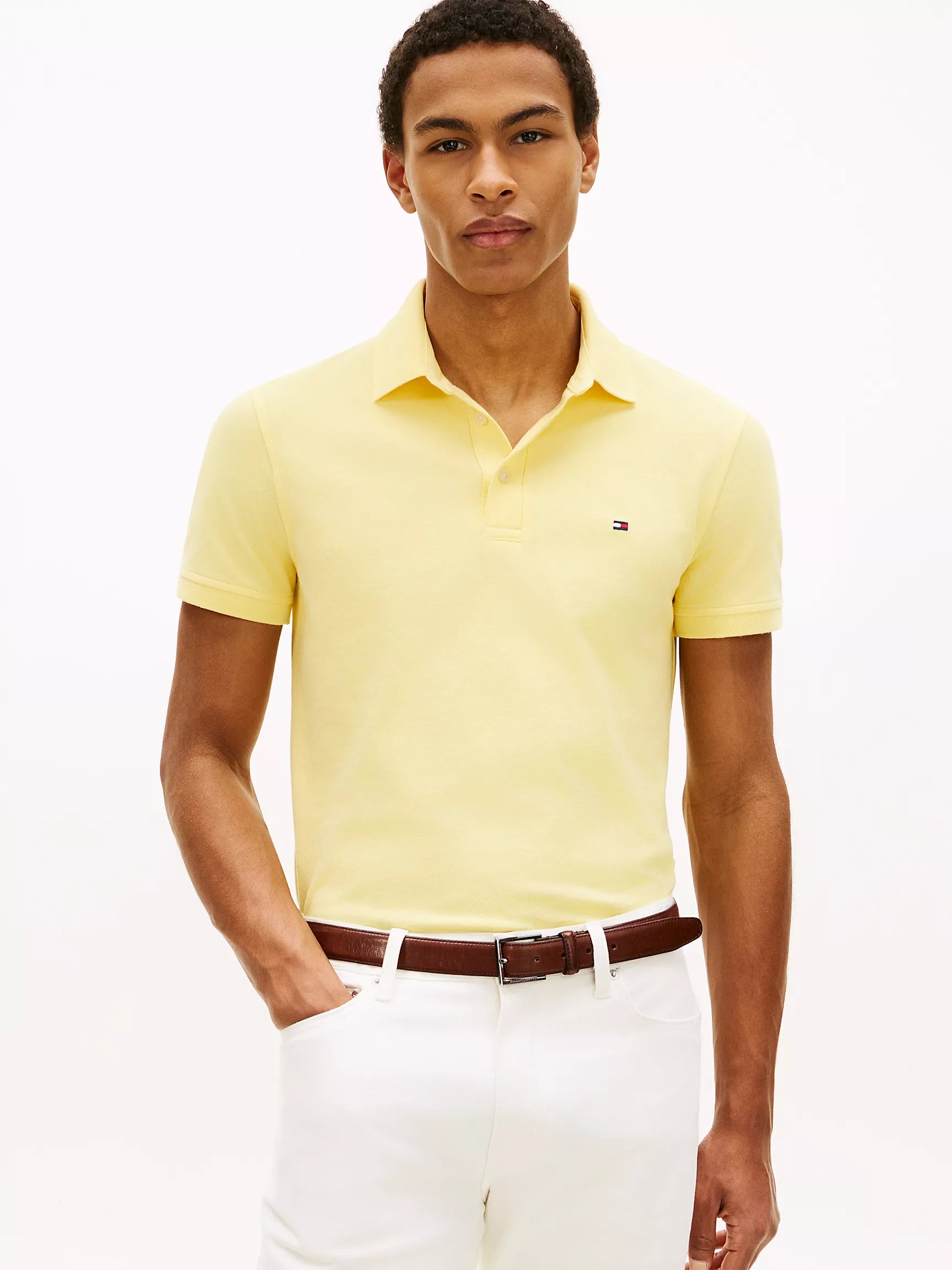 Tommy Hilfiger Slim Fit Stretch Pique Polo
