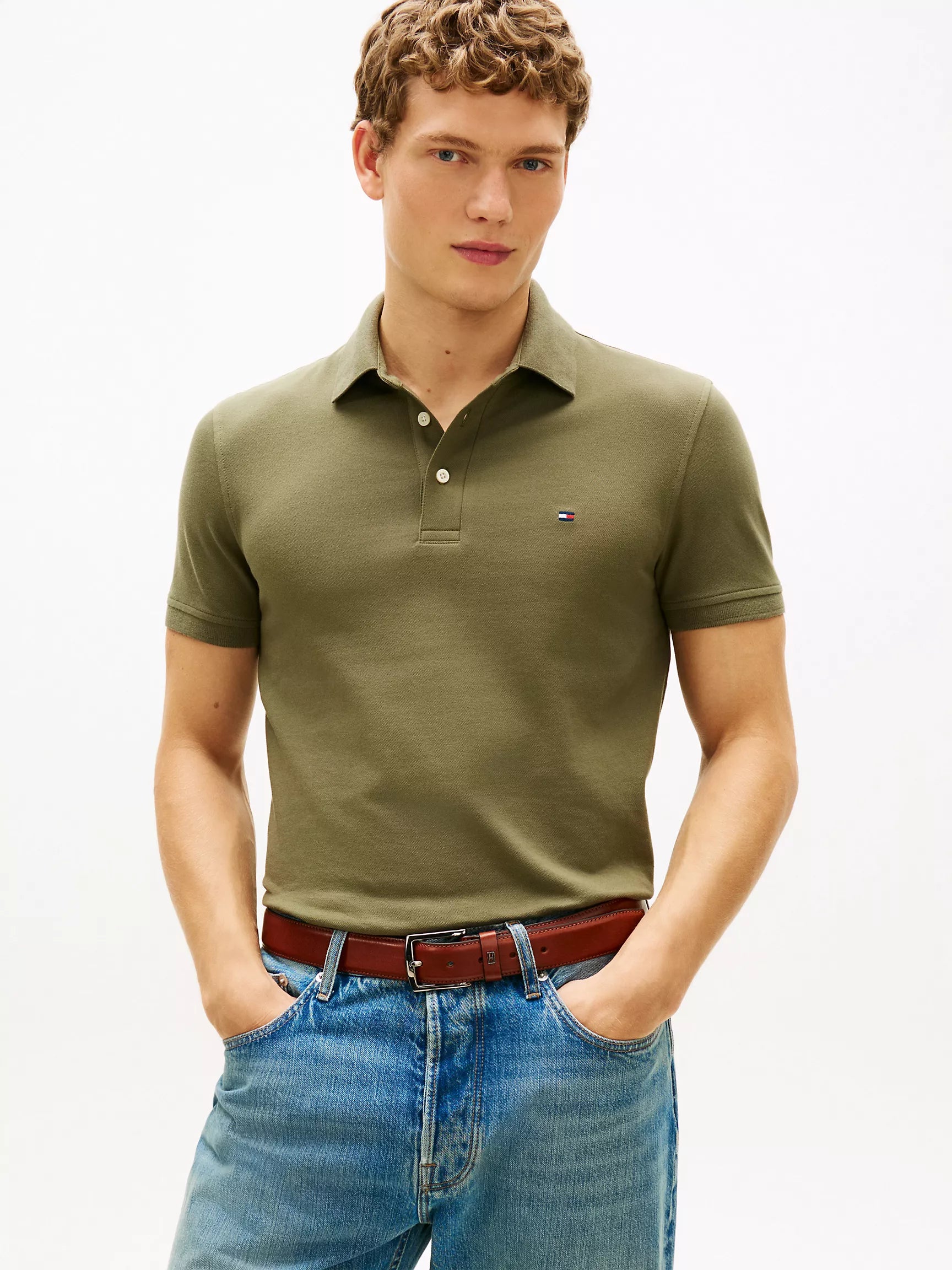 Tommy Hilfiger Slim Fit Stretch Pique Polo