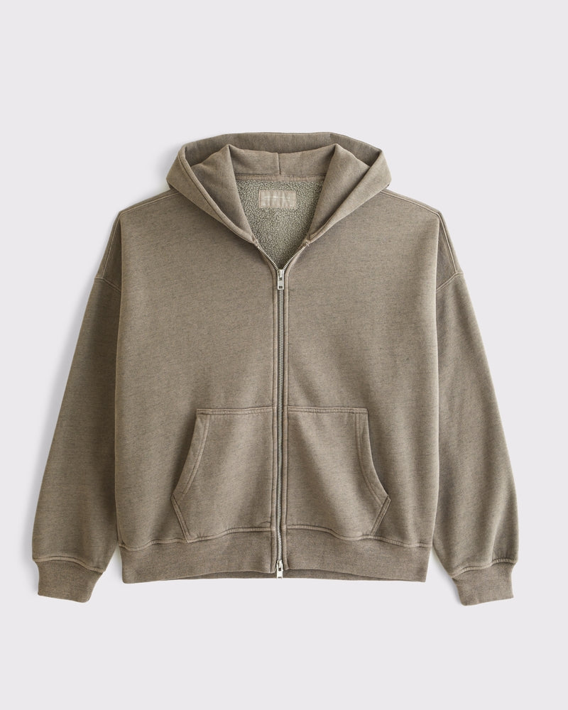 Abercrombie & Fitch Essential Full-Zip Hoodie