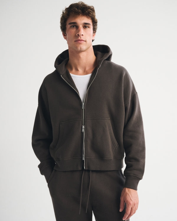Abercrombie & Fitch Essential Full-Zip Hoodie