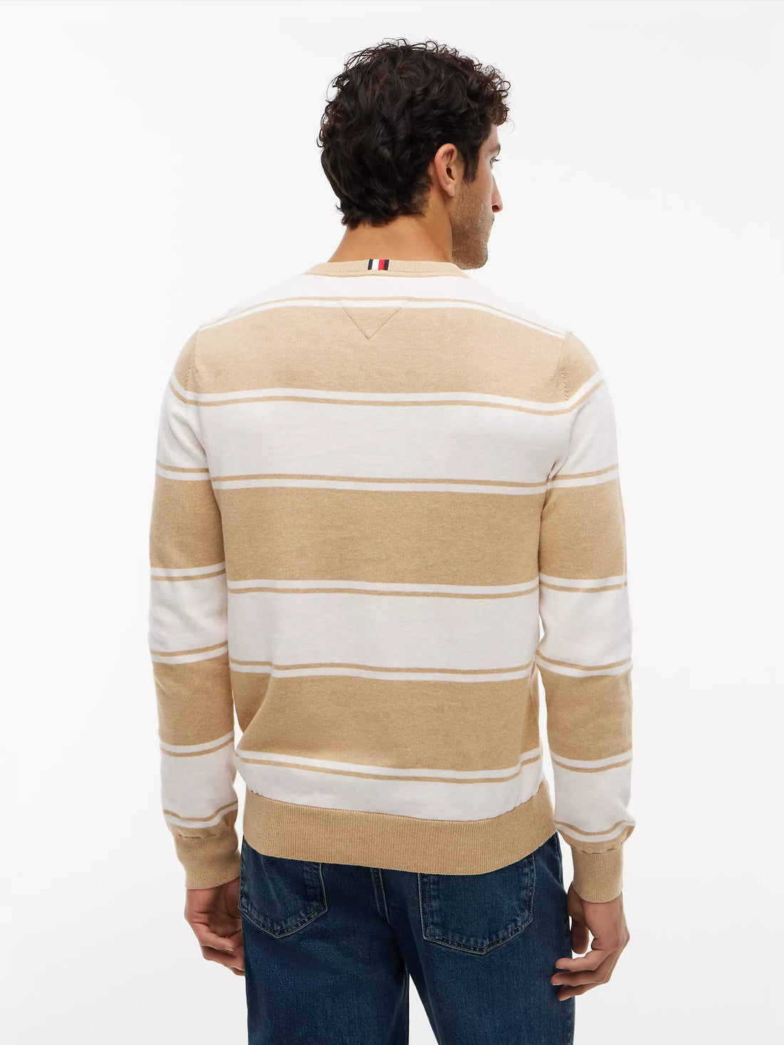Tommy Hilfiger Rugby Stripe Crewneck Sweater
