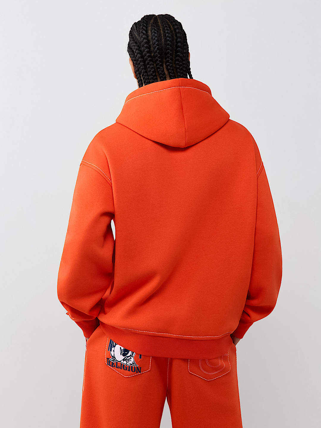True Religion no. 1 logo big t hoodie