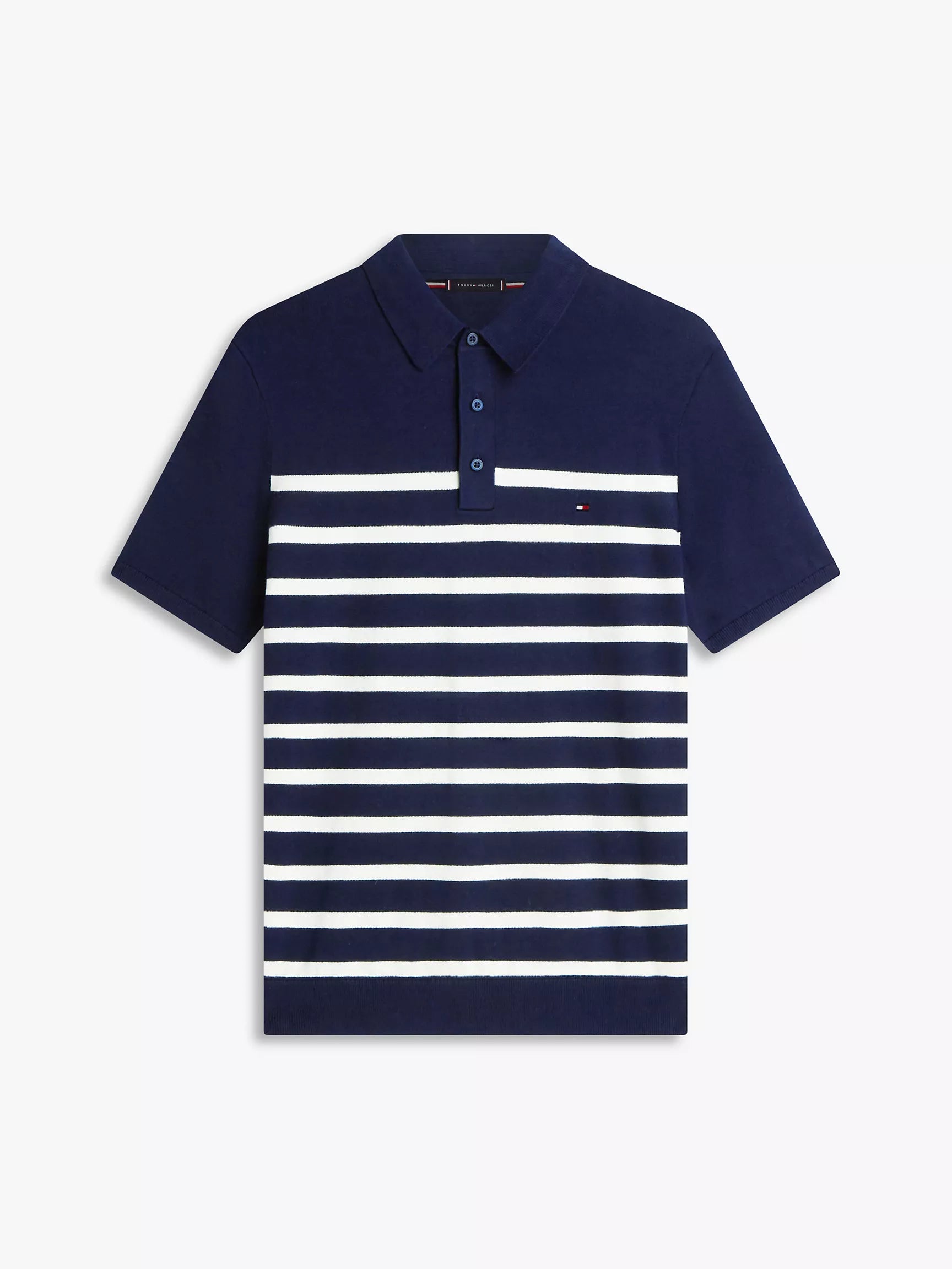 Navy /Ivory Petal Stripe