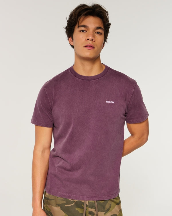 Hollister Relaxed Heavyweight Cotton Logo T-Shirt
