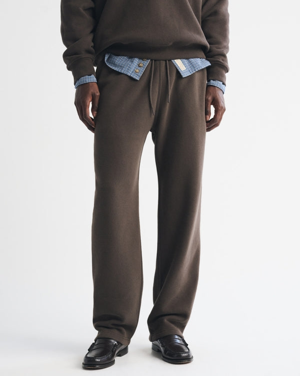 Abercrombie & Fitch Icon Straight Open-Hem Sweatpant