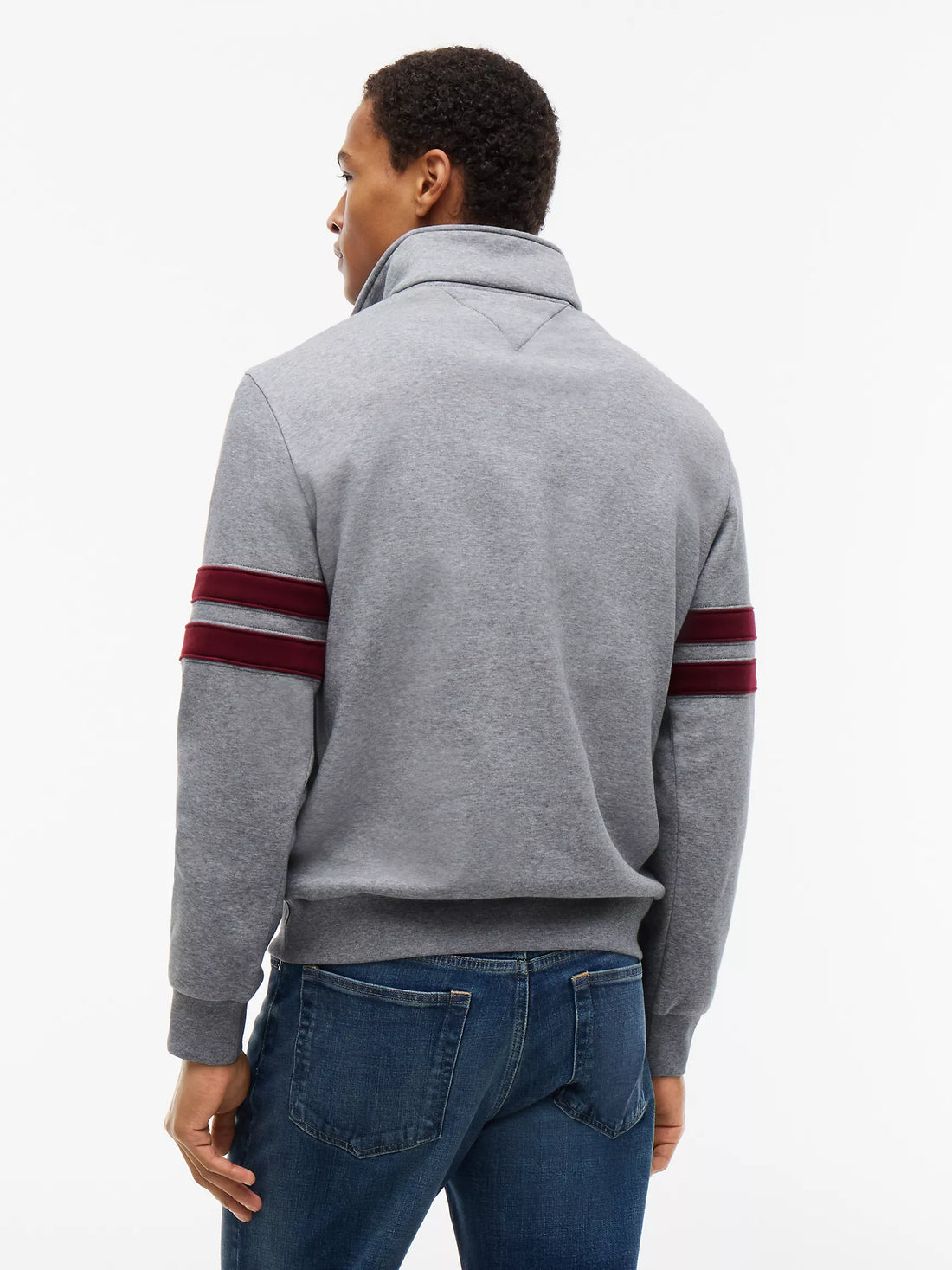 Tommy Hilfiger Varsity Stripe Quarter-Zip Sweatshirt