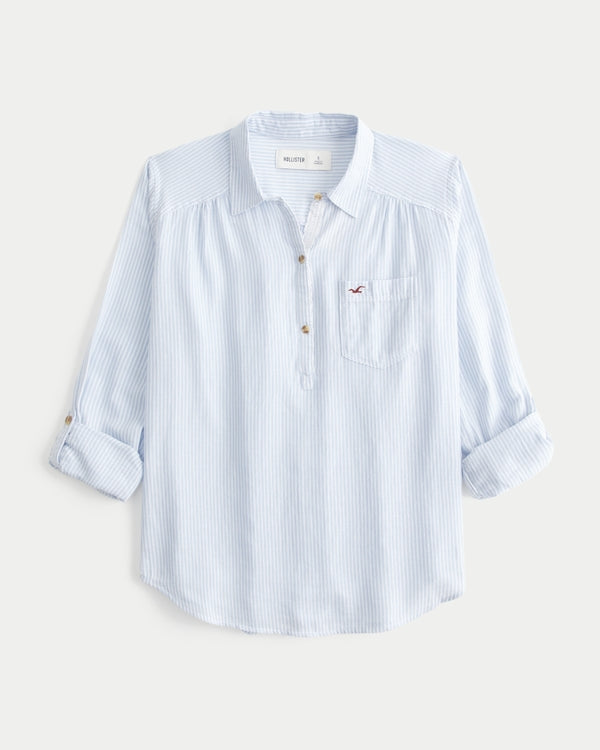 Hollister Pearl Popover Shirt