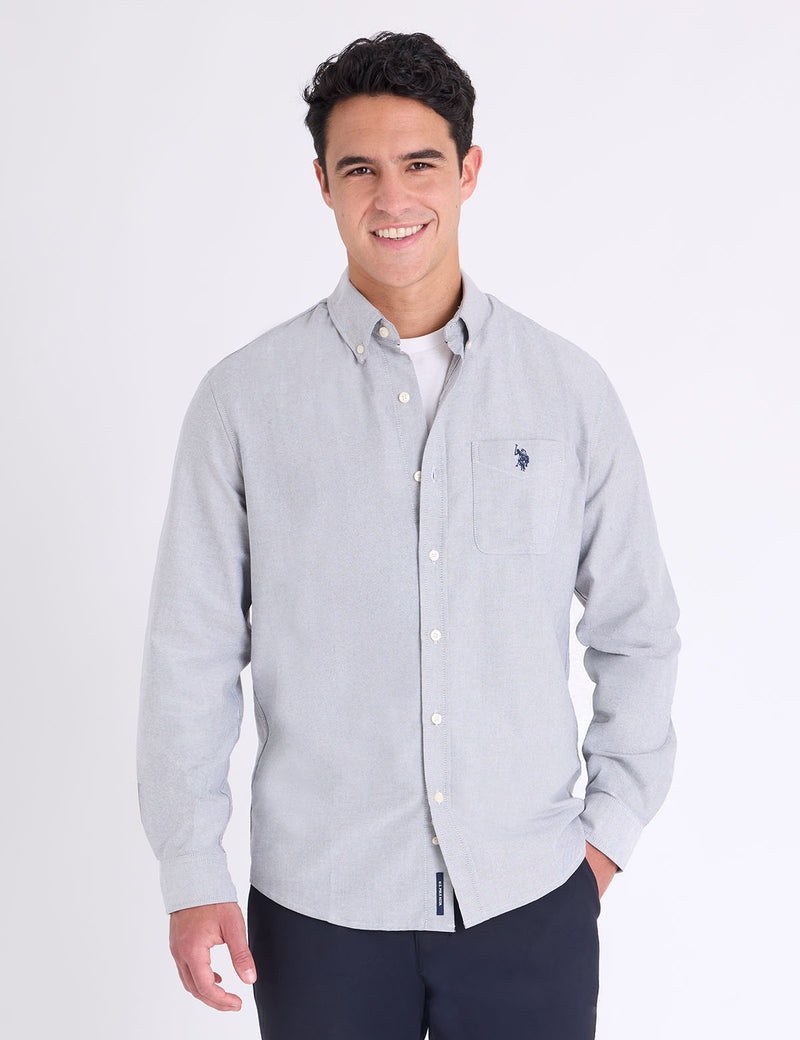 U.S. POLO ASSN LONG SLEEVE STRETCH OXFORD SHIRT