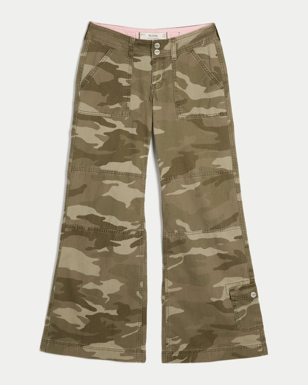 Hollister Andi Adjustable Waist Low-Rise Wide-Leg Pants
