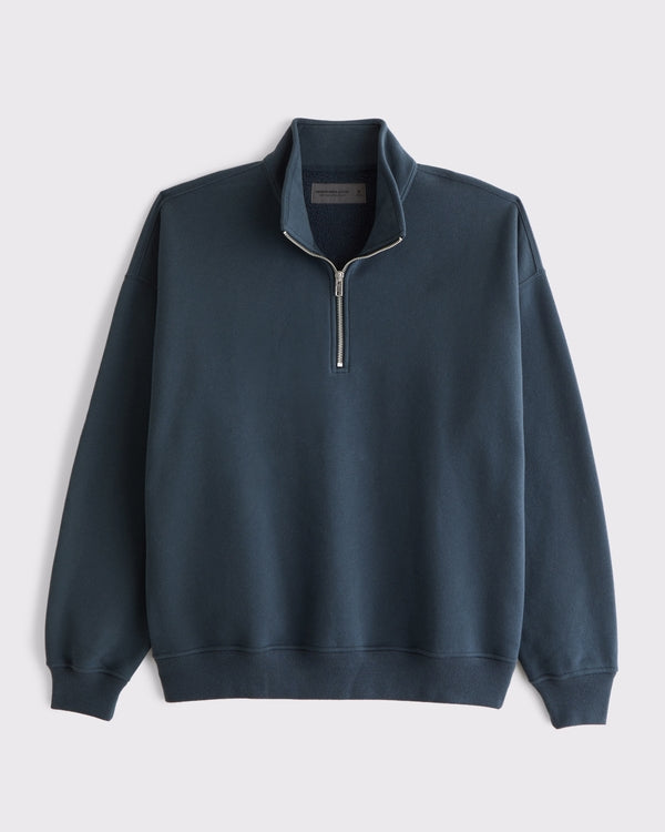 Abercrombie & Fitch Essential Half-Zip Sweatshirt