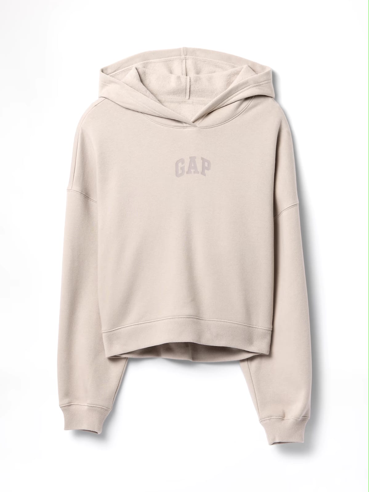 Gap Relaxed Mini-Logo Cropped Hoodie