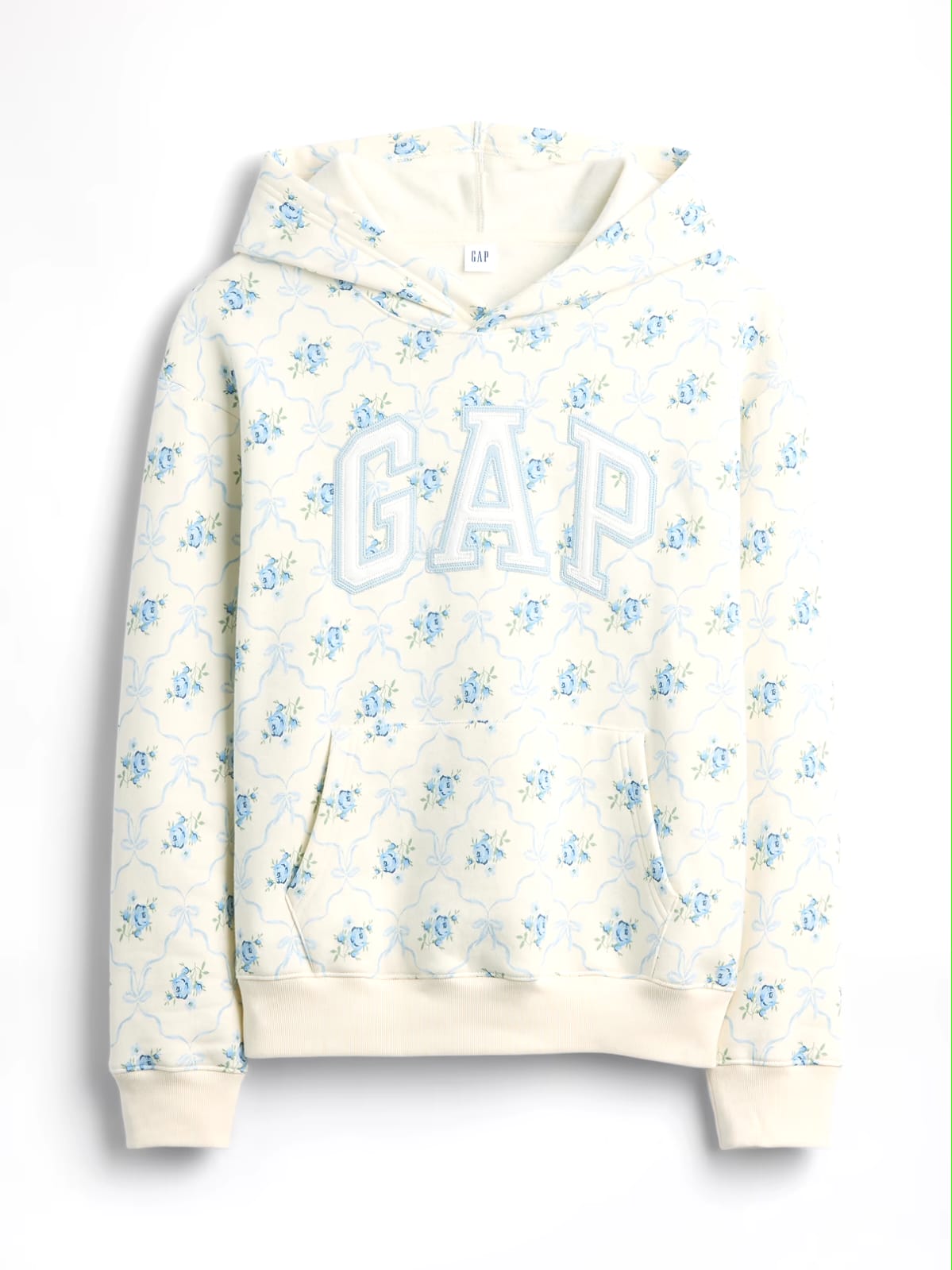 Blue Bow Print 