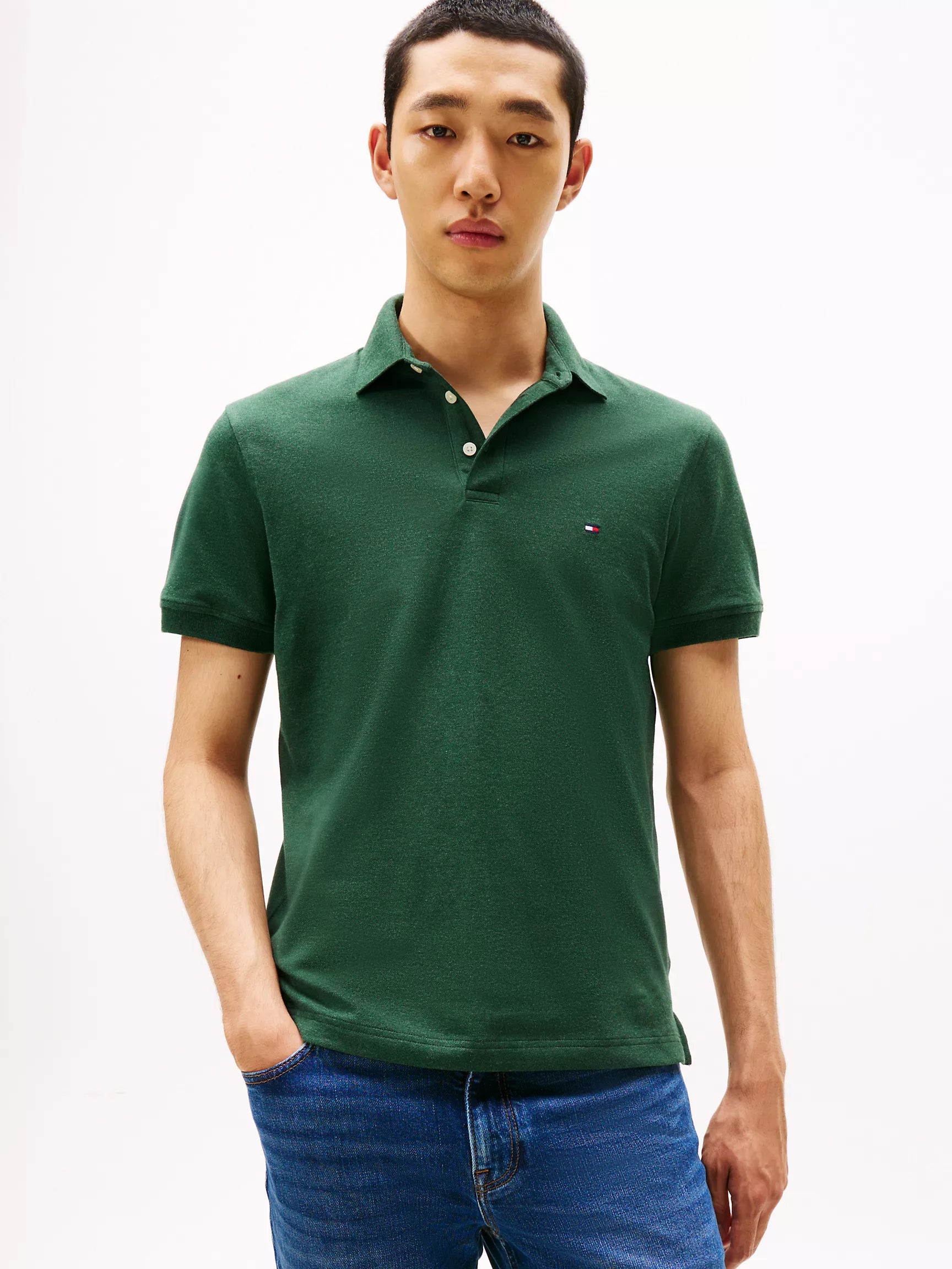 Tommy Hilfiger Slim Fit Stretch Pique Polo
