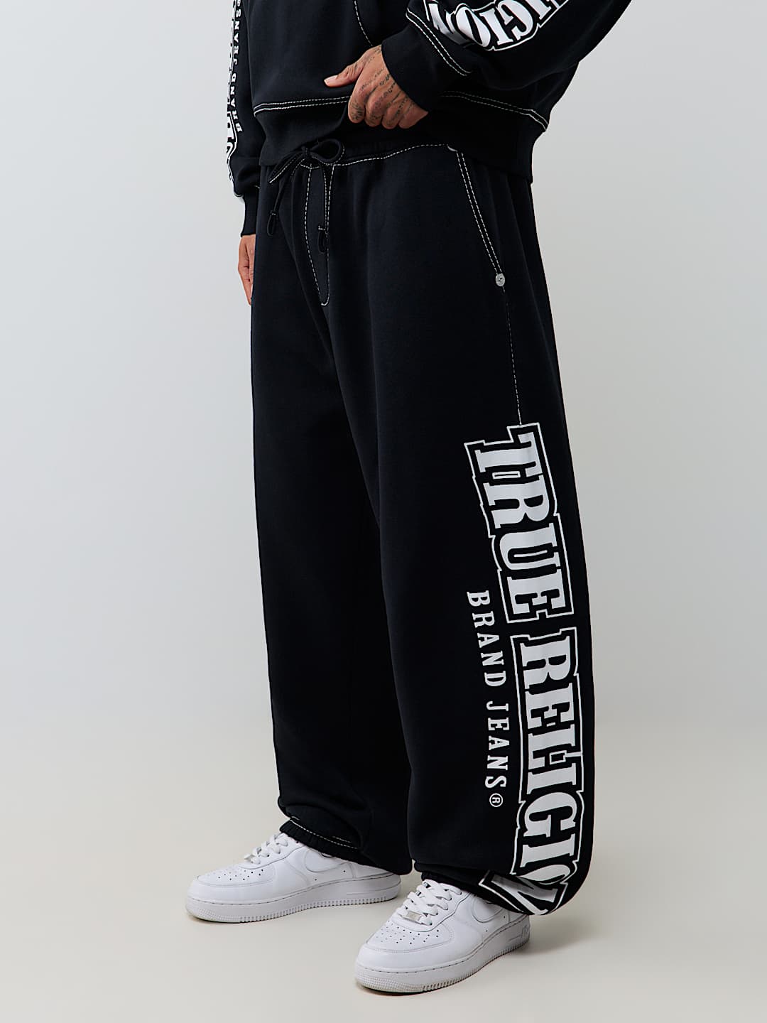 True Religion big t extra baggy jogger