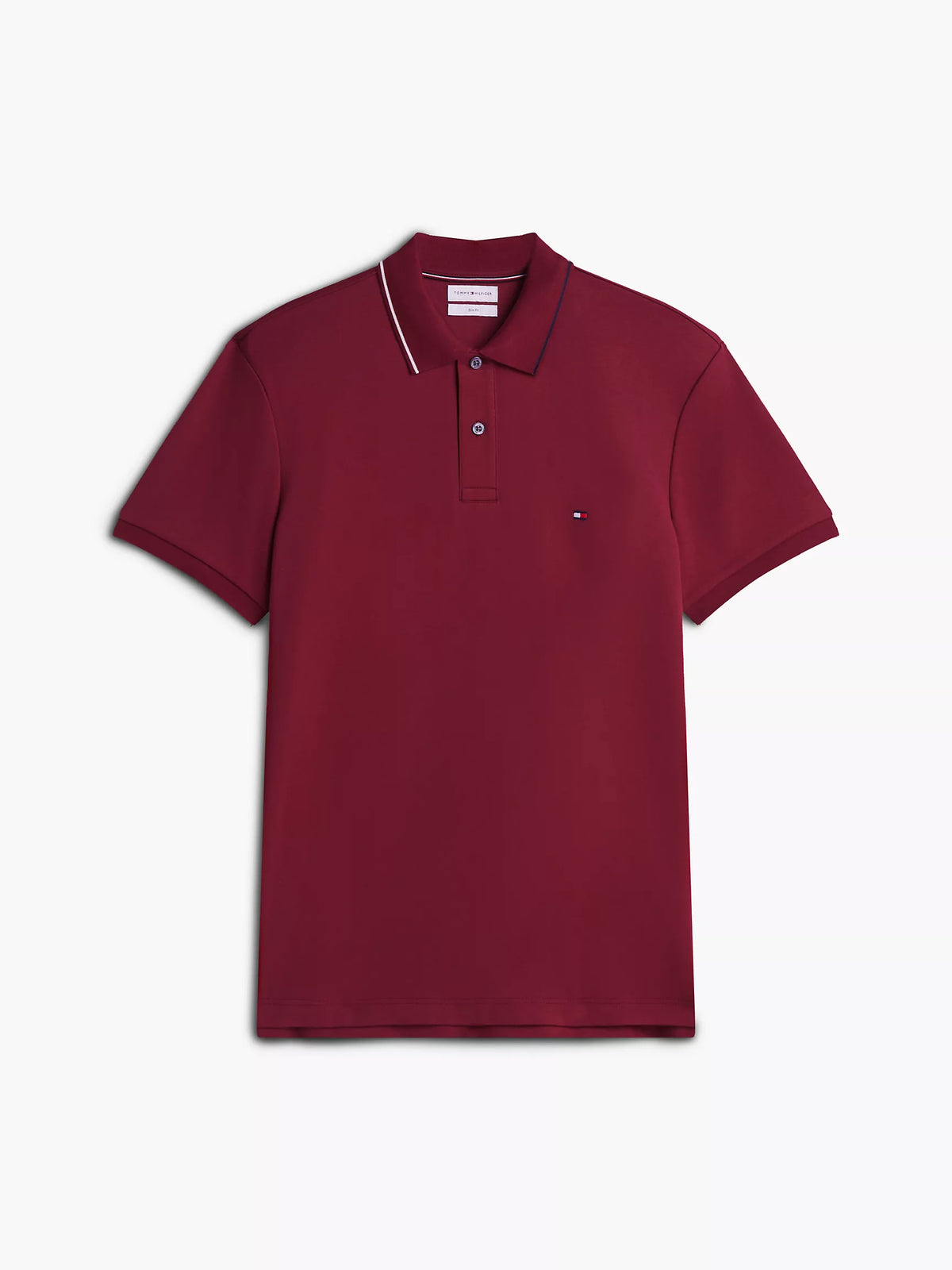 Tommy Hilfiger Slim Fit Smooth Cotton Polo