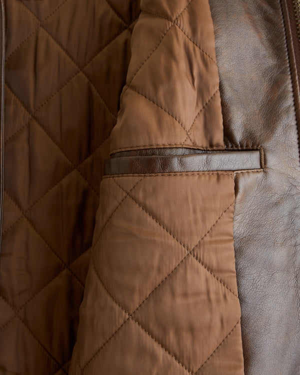 Abercrombie & Fitch Vegan Leather Bomber Jacket
