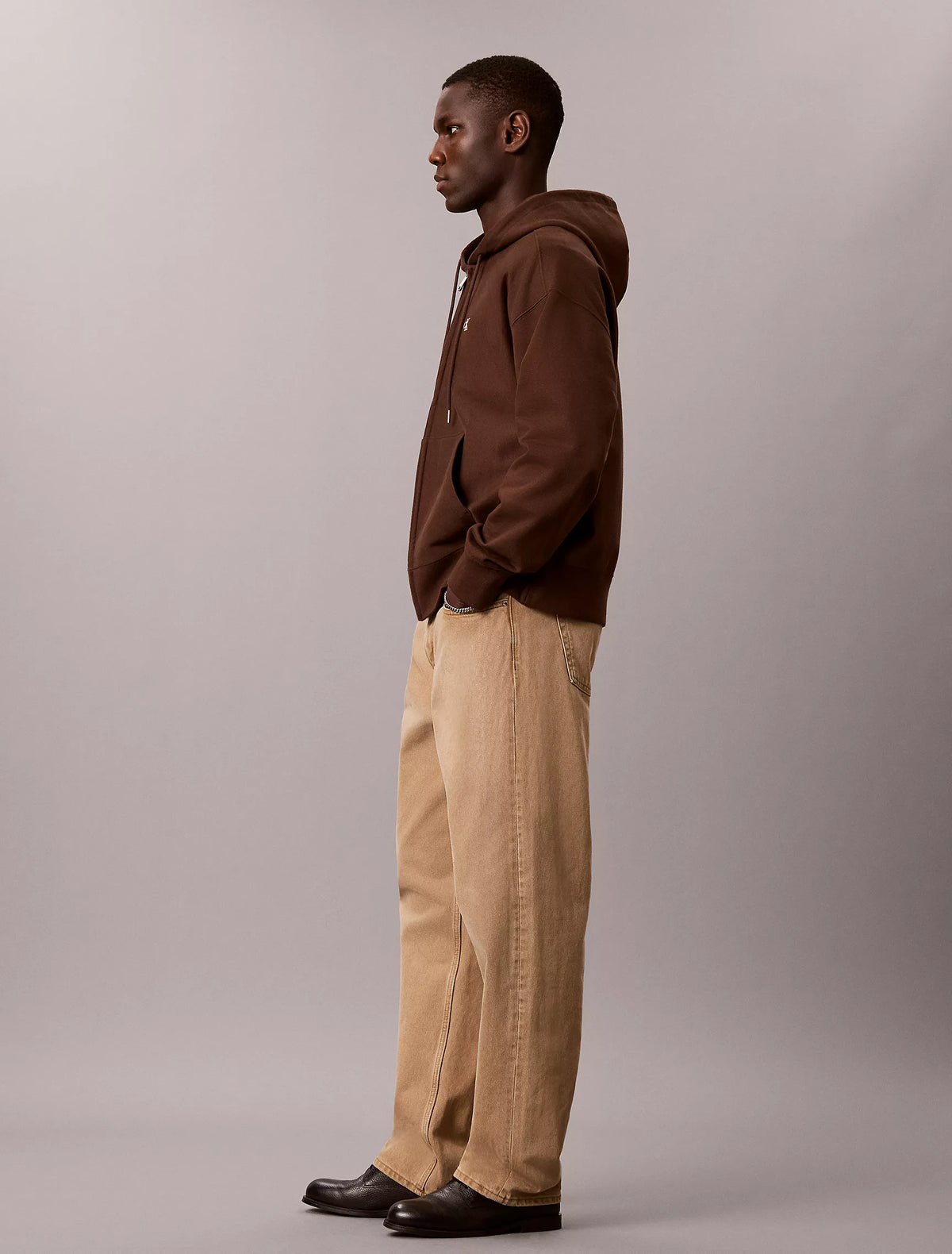 Calvin Klein Premium Terry Relaxed Zip Hoodie