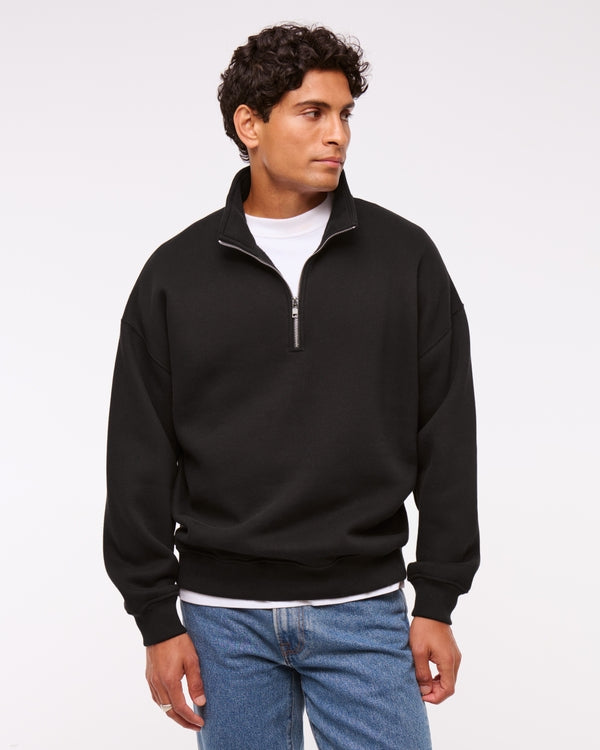 Abercrombie & Fitch Essential Half-Zip Sweatshirt