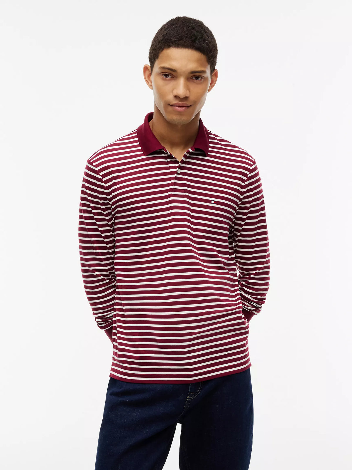Tommy Hilfiger Regular Fit Long-Sleeve Polo