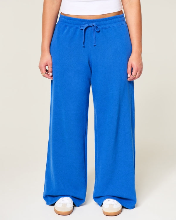 Hollister Feel Good Light Leopard Print Baggy Sweatpants