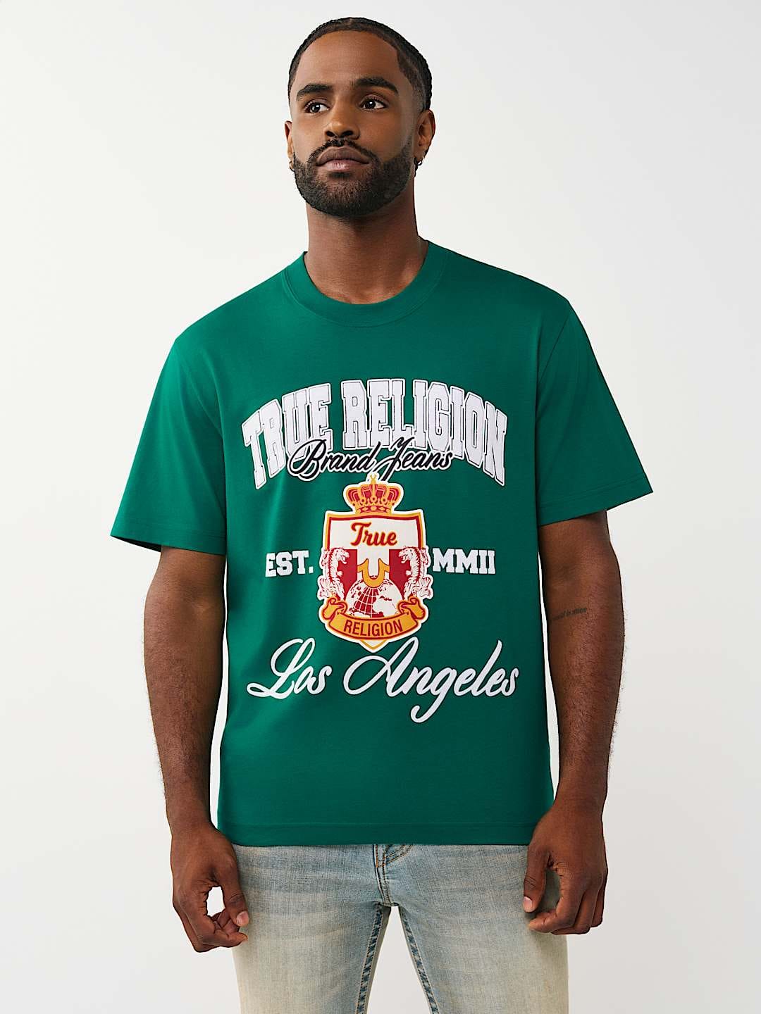 True Religion elite crest logo tee