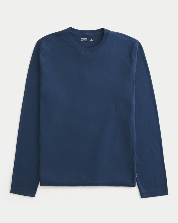 Hollister Long-Sleeve Cotton Layering T-Shirt