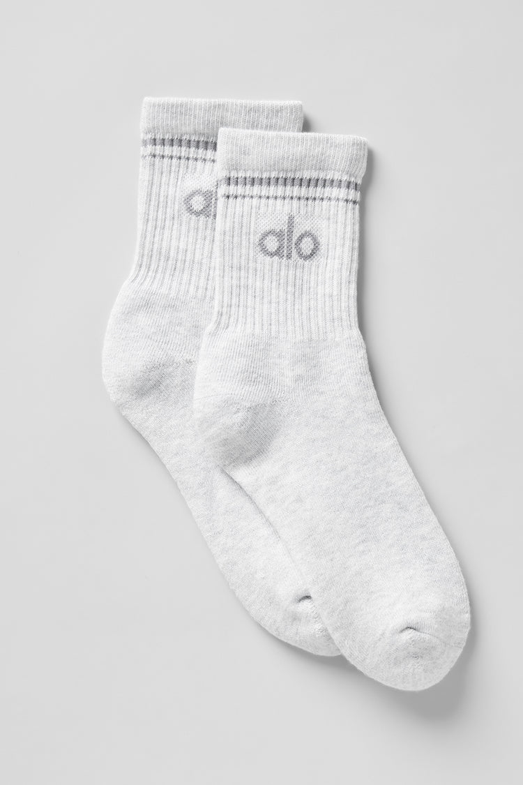 Alo Unisex Half-Crew Throwback Sock