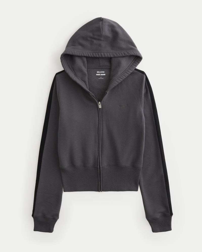 Hollister Hollister Feel Good Zip-Up Hoodie