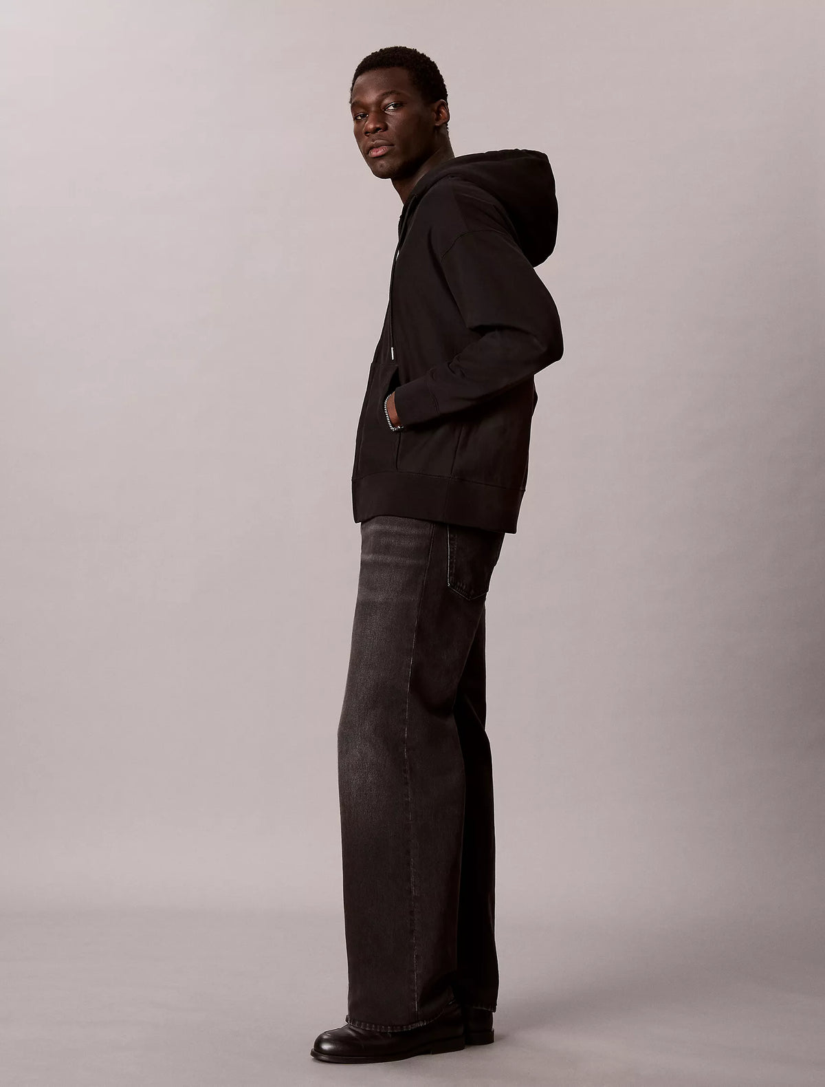 Calvin Klein Premium Terry Relaxed Zip Hoodie