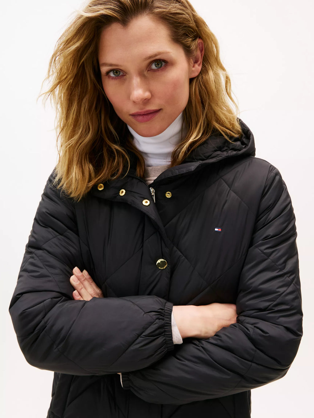 Tommy Hilfiger Lightweight Hooded Padded Quilted Jacket