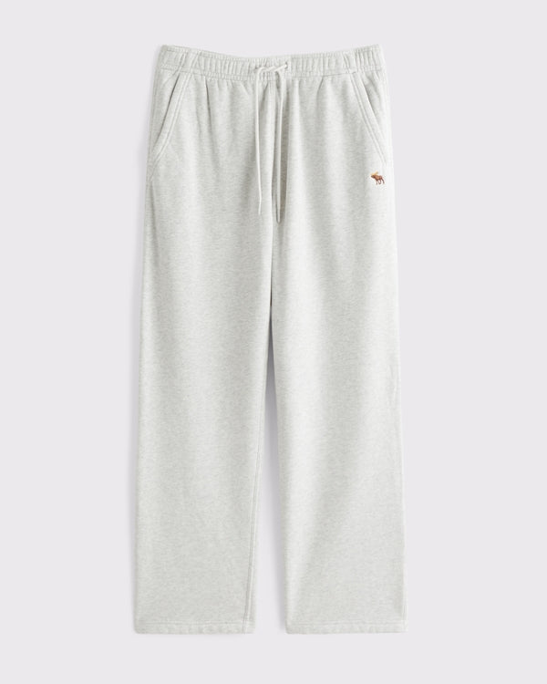Abercrombie & Fitch Icon Straight Open-Hem Sweatpant