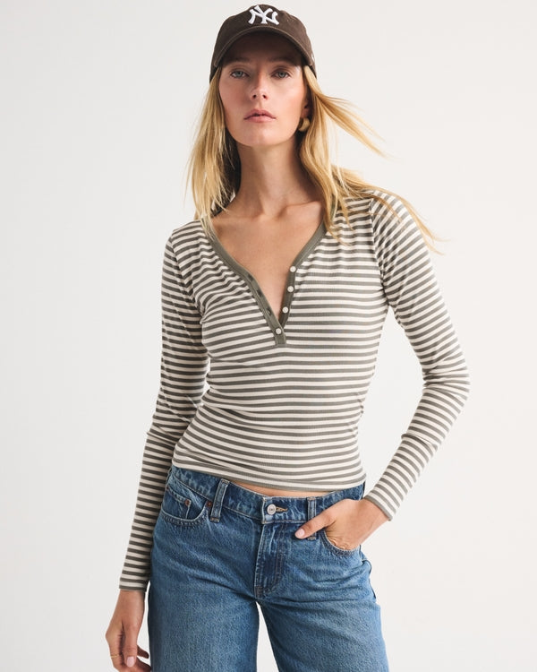 Olive Gray Stripe 