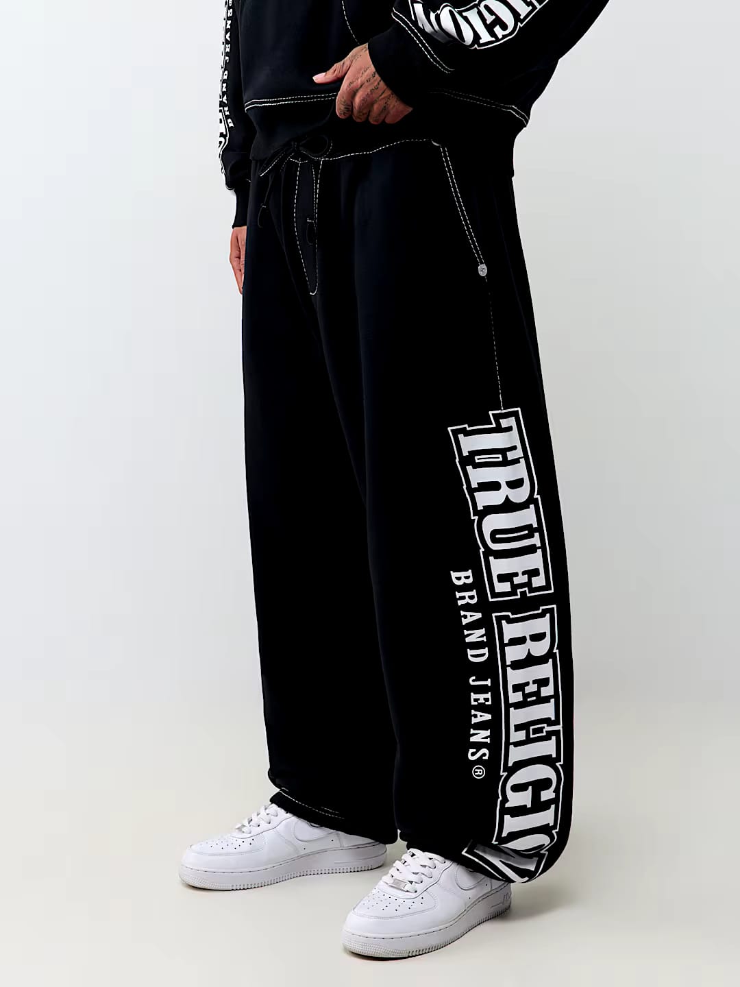 True Religion big t extra baggy jogger